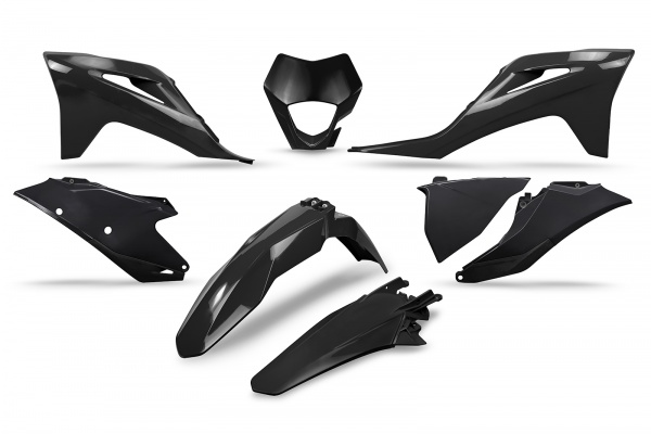 Kit Plastiche nero per Gas Gas EC 250 (2021-23) - EC 300 (2021-23) - EC 250F (2021-23) - EC 350F (2021-23)